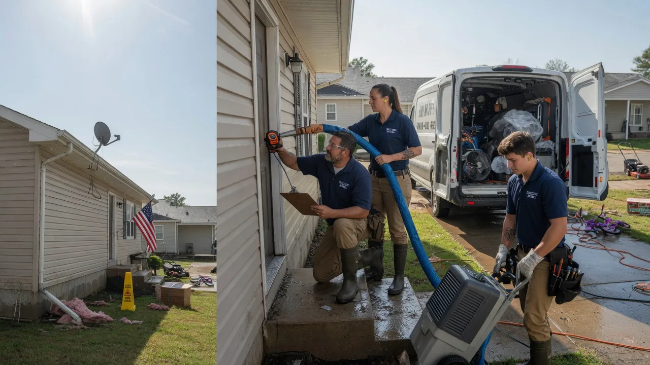 Ceiling Water Damage Restoration in Dayton, IA near me